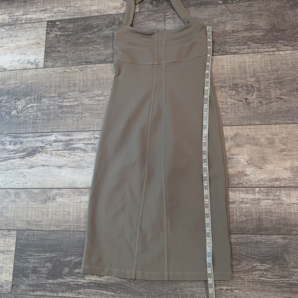 Athleta Green Sheath Halter Dress - Picture 7 of 7
